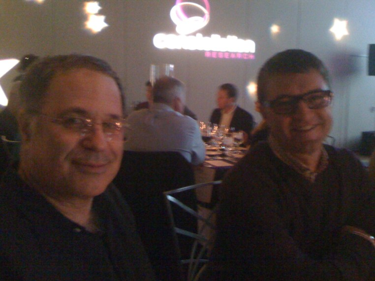 Dinnerside with Paul Greenberg (@pgreenbe) and Jeff Nolan (@jeffnolan) at Constellation Connected Enterprise 2011