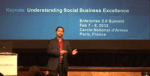 My Opening Keynote at 2012-02-05 Enterprise2.0 Summit, Paris 