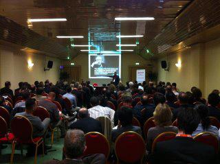 Social Business Forum 2012 -- A packed room for my session [photo: Megan Murray]