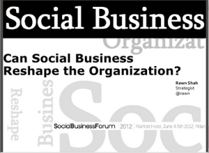 Can Social Business Reshape the Organization?